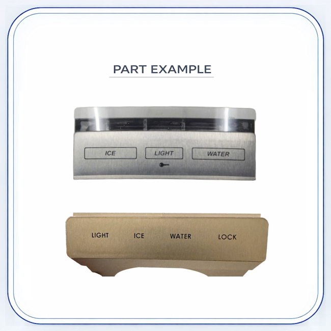 Sub Zero Dispenser Touchpad Ice Water Light Lock