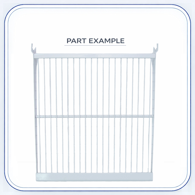 Sub Zero Freezer Wire Shelf White