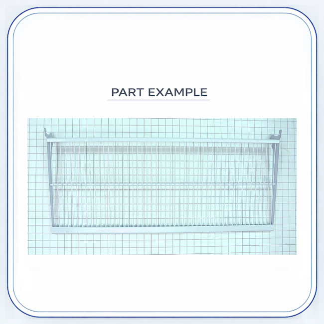 Sub Zero Refrigerator Wire Shelf White