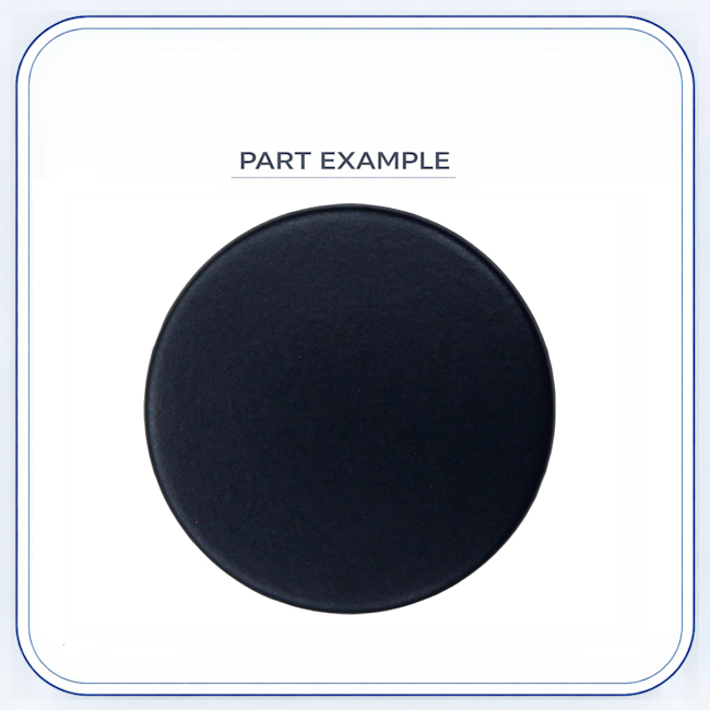 Wolf Burner Cap Large Disk Black